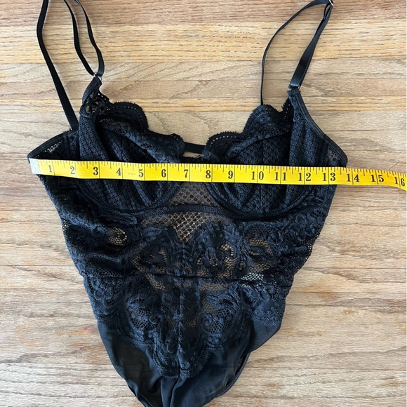 BLACK LACE BODYSUIT #0368 - Picture 5 of 8